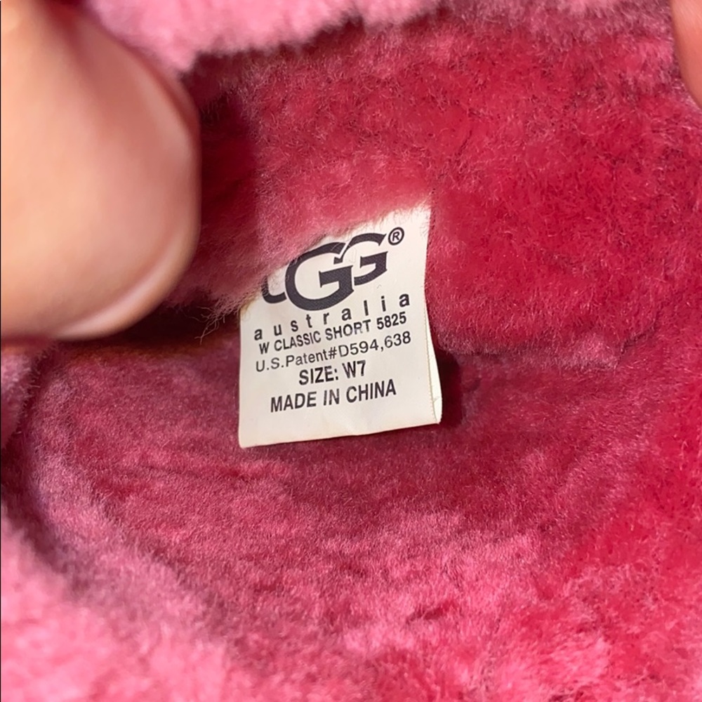 Classic Women's Short Shearling Boot - Hot Pink - Picture 6 of 6